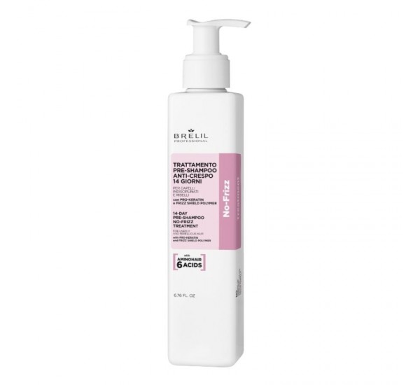 Brelil No Frizz 14-Day Pre-Shampoo 14-дневна терапия преди шампоан против влага и фризове 200ml